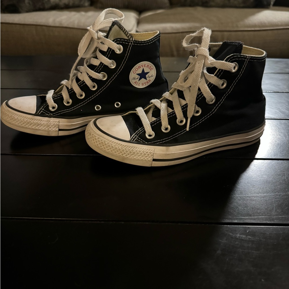 Converse All Star Hi - Black - 3.5 Men/5.5 Women